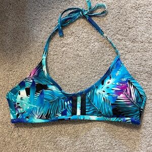 SO Vibrant Blue and Purple Bikini Top